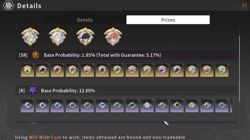 Gacha Rates